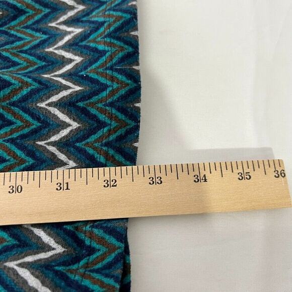 Judith March Women's Chevron Print Long Sleeve Mini Dress Size S Boho Style - Picture 7 of 7